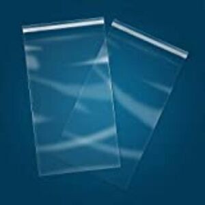50 Pcs 4"x4.73" Clear Resealable Cello/Cellophane